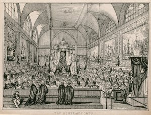 The House of Lords, Westminster, London av English School