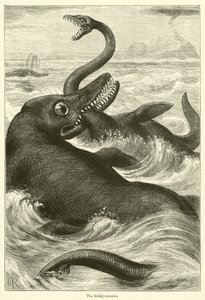 Ichthyosaurus (gravyr) av English School
