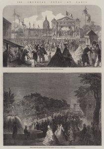 De kejserliga festerna i Paris (gravyr) av English School