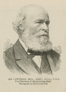 Imperial Institute: Sir Lowthian Bell, vice ordförande i det styrande organet av English School