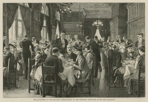 The Imperial Institute: Lunchen i Fellows-matsalen efter ceremonin av English School