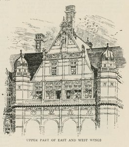 The Imperial Institute: Övre delen av östra och västra flyglarna av English School