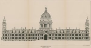 Imperial Institute, design av A W Blomfield av English School