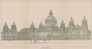 Imperial Institute, design av TN Deane och TM Deane av English School