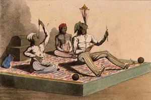 The Indian Gugglers, oktober 1813, från 