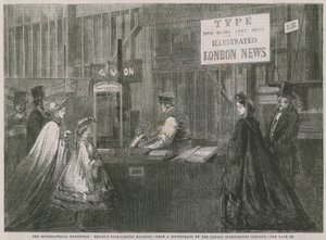 Den internationella utställningen; Besleys typgjutningsmaskin av English School