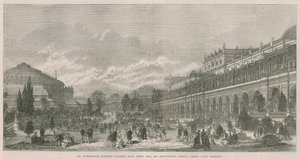 The International Exhibition Galleries, Royal Albert Hall och Horticultural Societys Gardens, South Kensington av English School