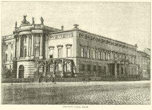 Kings Palace, Berlin, mars 1871 av English School