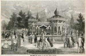 Kiosken och terrassen vid Royal Surrey Gardens av English School