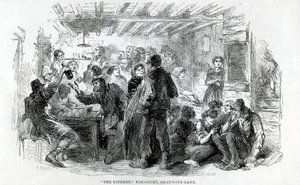 The Kitchen, Fox-Court Grays Inn Lane, 1851 av English School