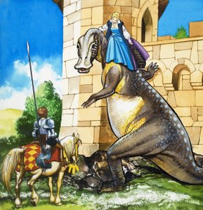 Damen och draken av English School
