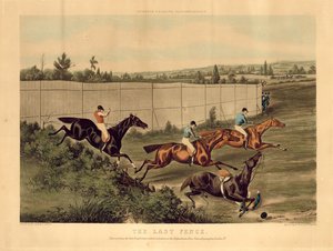 The Last Fence, som representerar det sista hinderloppet som ägde rum på Hippodrome Race Course, Kensington, London