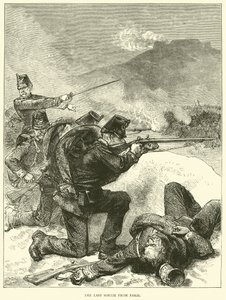 The Last Sortie from Paris, januari 1871 av English School