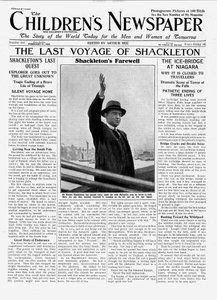 The Last Voyage of Shackleton, framsidan av 