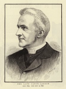 The Late Canon Liddon (gravyr) av English School