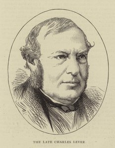 The Late Charles Lever (gravyr) av English School