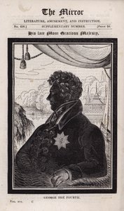 Den sene kungen George IV av English School