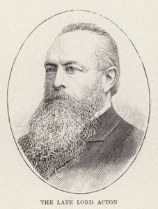 Den bortgångne Lord Acton (gravyr) av English School
