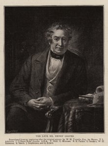 The Late Mr Henry Graves (gravyr) av English School