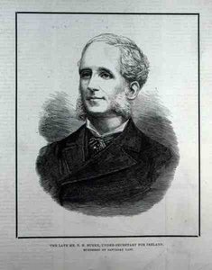 The Late Mr. T. H. Burke, undersekreterare för Irland, från The Illustrated London News, 13 maj 1882 av English School