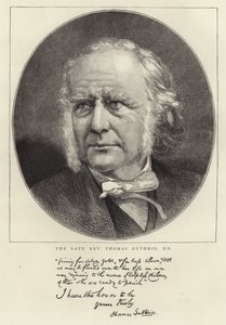 Den framlidne pastorn Thomas Guthrie