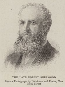 The Late Robert Sherwood (gravyr) av English School