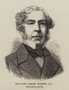 The Late Samuel Warren, QC (gravyr) av English School