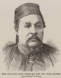 Thalat Sidi Hadj Abdessalem Ibn Sidi Hadj Al-Arabi (gravyr) av English School
