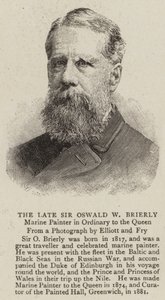 Der verstorbene Sir Oswald W Brierly