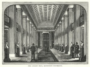 The Library Hall, Edinburgh University (gravyr) av English School