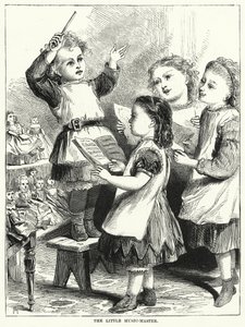 Den lille musikmästaren (gravyr) av English School