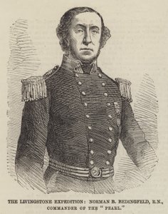 Livingstone-expeditionen, Norman B Bedingfeld, RN, befälhavare för "Pärlan" (gravyr) av English School