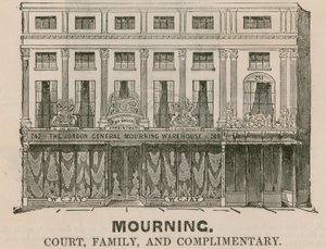 London General Mourning Warehouse, Regent Street, London av English School
