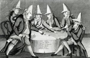 The Macaroni Cauldron, publicerad av M. Darly, 1772 (mezzotint) av English School
