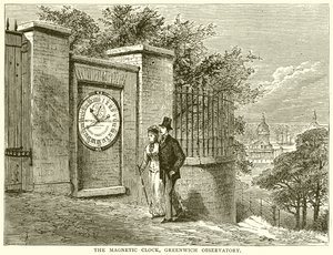 Den magnetiska klockan, Greenwich Observatory av English School