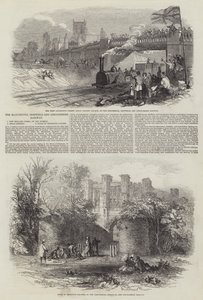Manchester, Sheffield och Lincolnshire Railway (gravyr) av English School