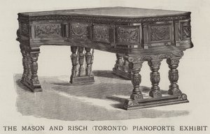 The Mason and Risch (Toronto) Pianoforte Exhibit (gravyr) av English School
