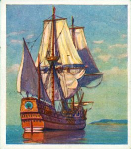 "Majblomman" (färglitografi) av English School