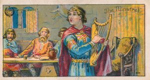 Minstrel (chromolitho) av English School