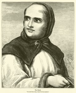 Munken (gravyr) av English School