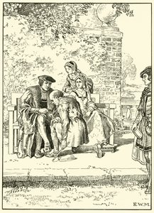 The More Family and the Jester (bläck på papper) av English School