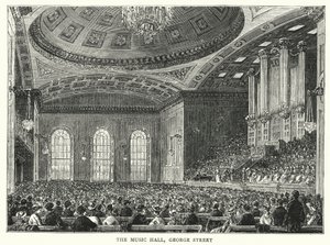 Music Hall, George Street (gravyr) av English School