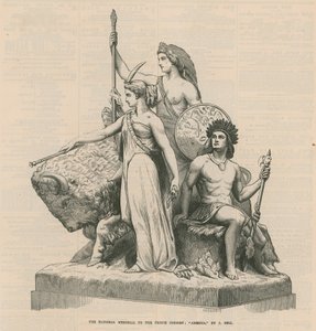National Memorial till Prince Consort: America av English School