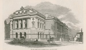 Den nya (västra) flygeln av Somerset House av English School