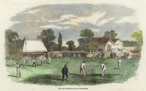 The New Cricket Ground, Manchester av English School