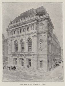 The New Opera Comique, Paris (gravyr) av English School