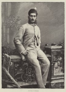 The Nizam of Hyderabad (gravyr) av English School