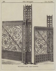 Norwich Gates, Paris-utställningen (gravyr) av English School
