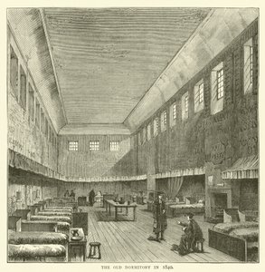 Gamla sovsalen 1840 (gravyr) av English School