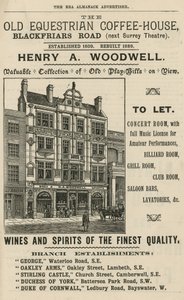 The Old Equestrian Coffee House, Blackfriars Road, London av English School
